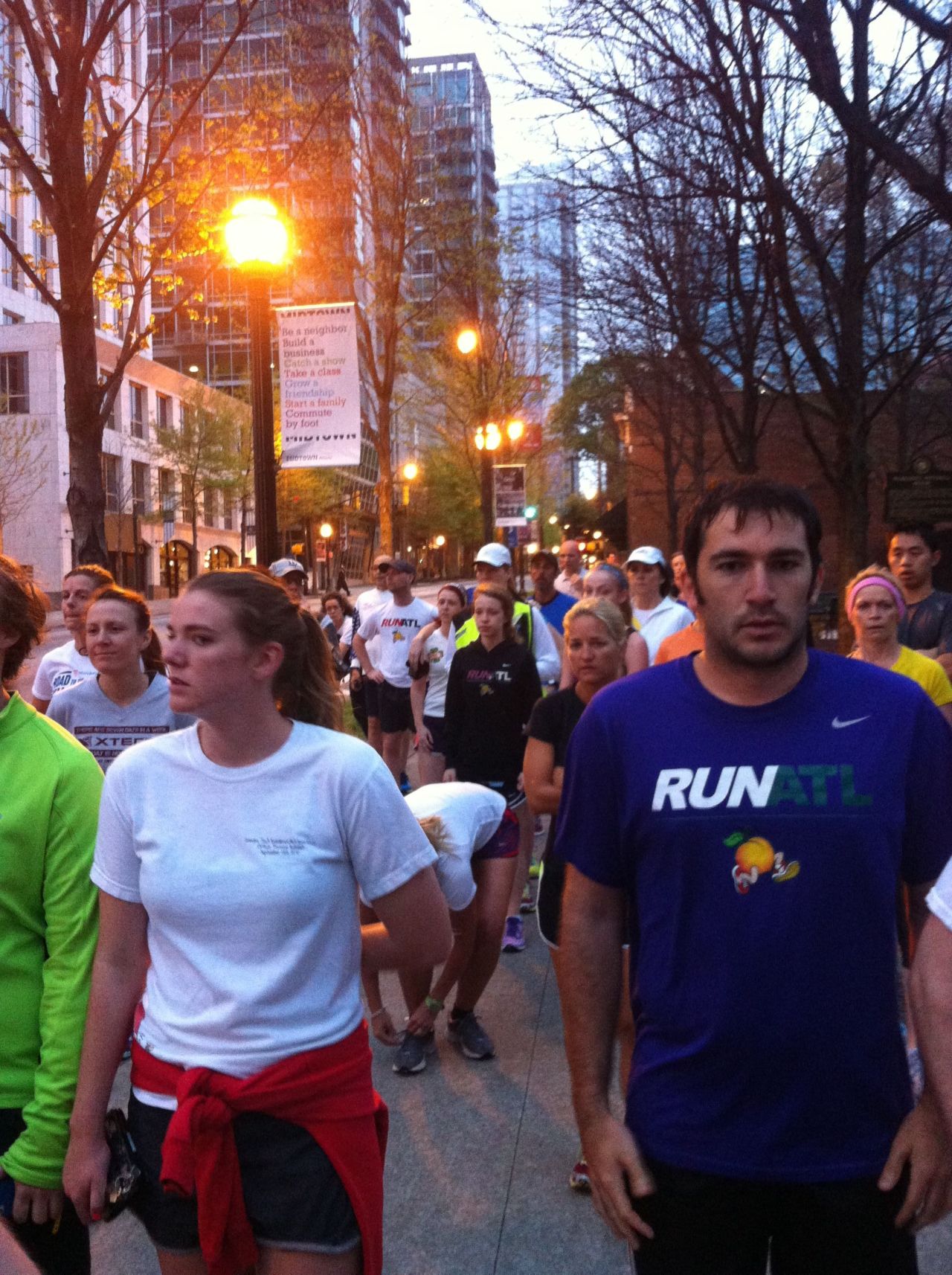 <a href="http://ireport.cnn.com/docs/DOC-957408">CNN staff member Emily Smith</a> photographed Atlanta runners Tuesday morning running a silent mile in memory of those killed and injured in Monday's Boston Marathon blasts. "It was an emotional morning, with many runners wearing Boston sports teams logos," she says. 