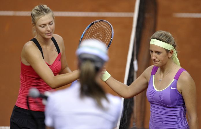 Once self described as a "cow on ice" on clay, Sharapova began her clay-court campaign last year by beating Victoria Azarenka in the Stuttgart final.