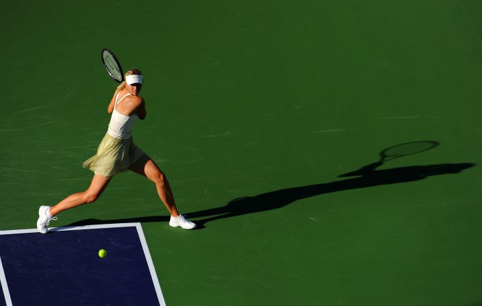 Sharapova attempted a comeback in 2009 when she played doubles in Indian Wells. But she still wasn't ready to return.