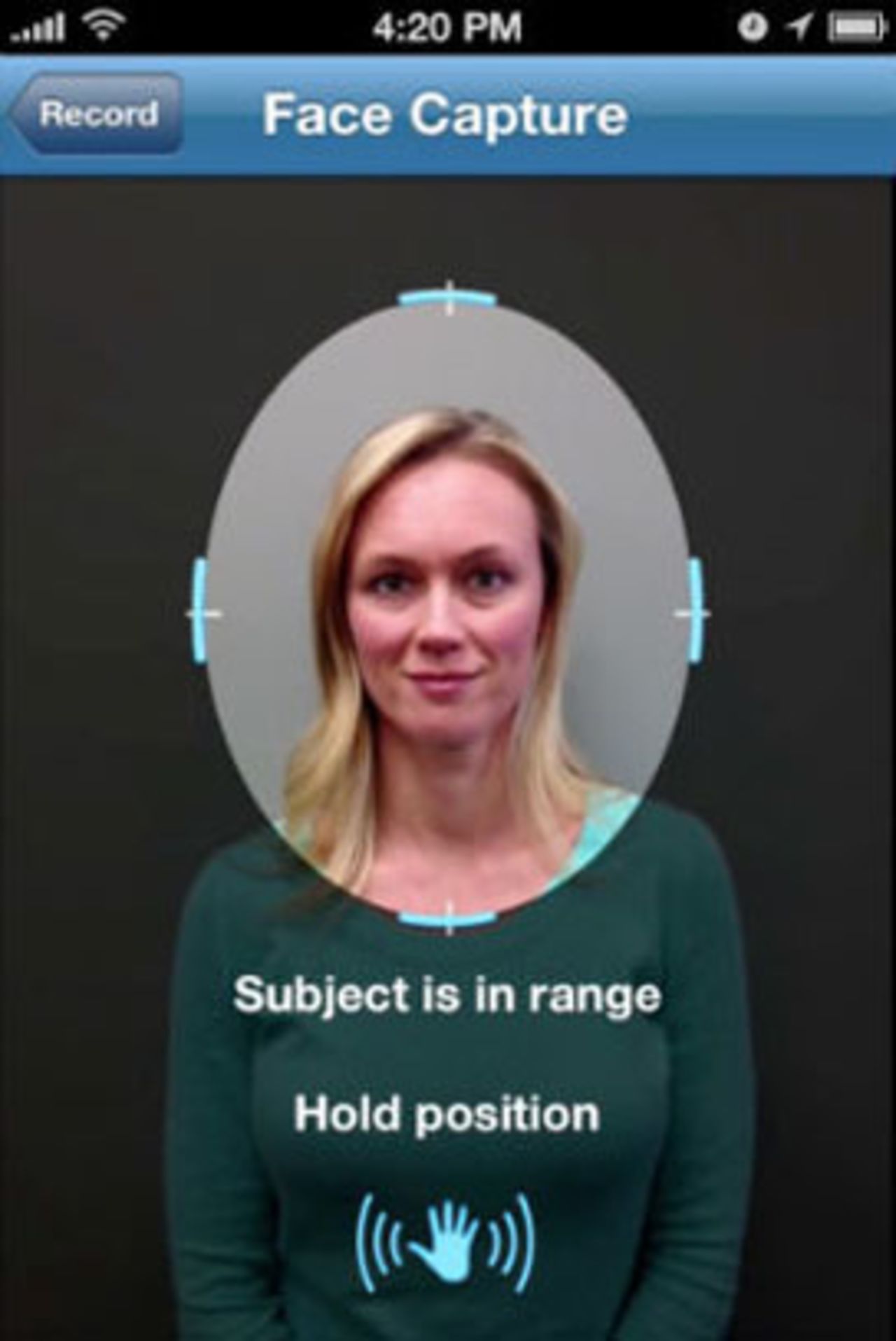 AOptix believe the technology could prove a valuable and lightweight tool for the likes of police, border agencies and airport customs authorities.