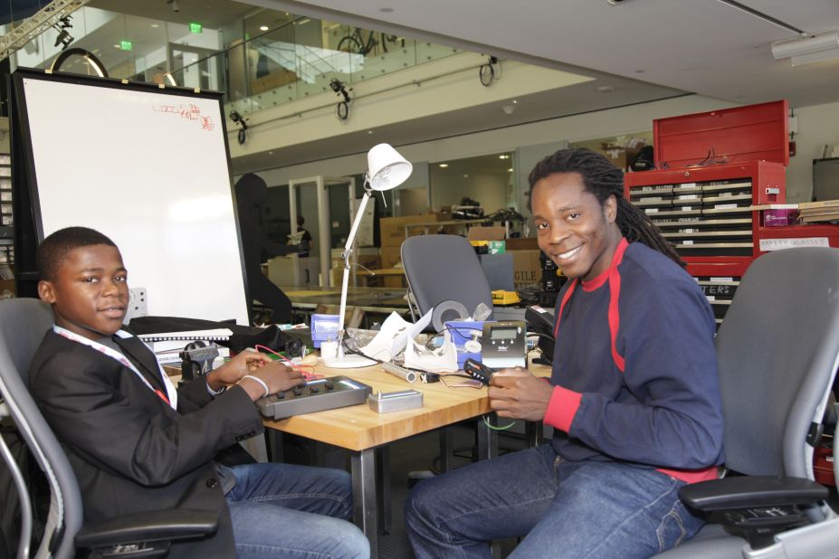 One of the young students Sengeh mentors through this initiative is Kelvin Doe, a 15-year-old Sierra Leonean who created a radio station from scraps. Sengeh brought Doe to present his inventions at MIT, making him the youngest ever person to be invited to MIT's Visiting Practitioners Program. 