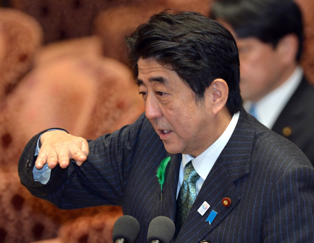 During a committee session in Tokyo on Tuesday, Japanese Prime Minister Shinzo Abe said that police have stepped up security at key domestic facilities after the Boston explosions.