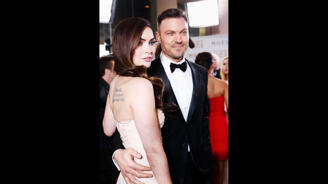 Megan Fox and Brian Austin Green were engaged in 2007 but <a href="http://www.people.com/people/article/0,,20261194,00.html" target="_blank" target="_blank">called it off two years later</a>. By June 2010, though, <a href="http://www.cnn.com/2010/SHOWBIZ/celebrity.news.gossip/06/16/megan.fox.engaged/index.html?iref=allsearch" target="_blank">the pair were engaged again</a> -- and just a few weeks away <a href="http://www.usmagazine.com/celebrity-body/news/fox-green-wed-2010286" target="_blank" target="_blank">from tying the knot.</a> However, the marriage didn't last: The two <a href="http://www.cnn.com/videos/entertainment/2015/08/20/megan-fox-brian-austin-green-breakup-hollywood-minute-pkg.cnn">announced their divorce in August</a>.