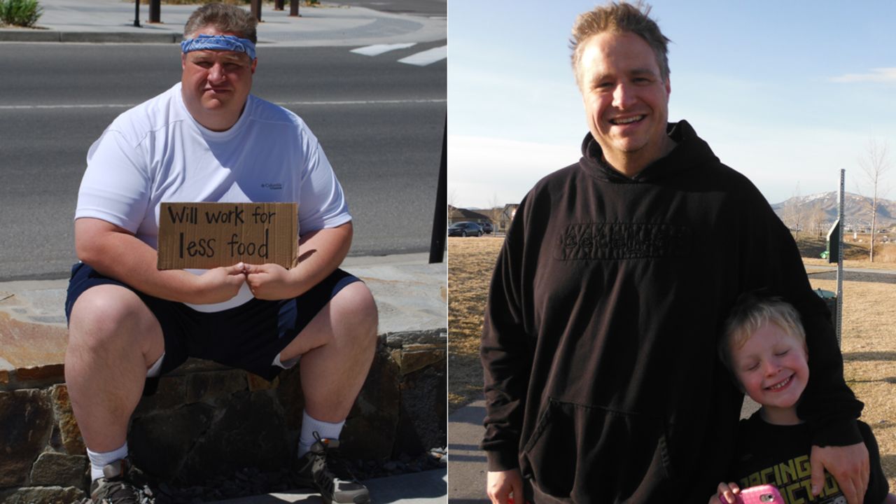 During the 12-week HealthyWage competition, Whicker lost 75 pounds. Since then, he's lost another 50. 