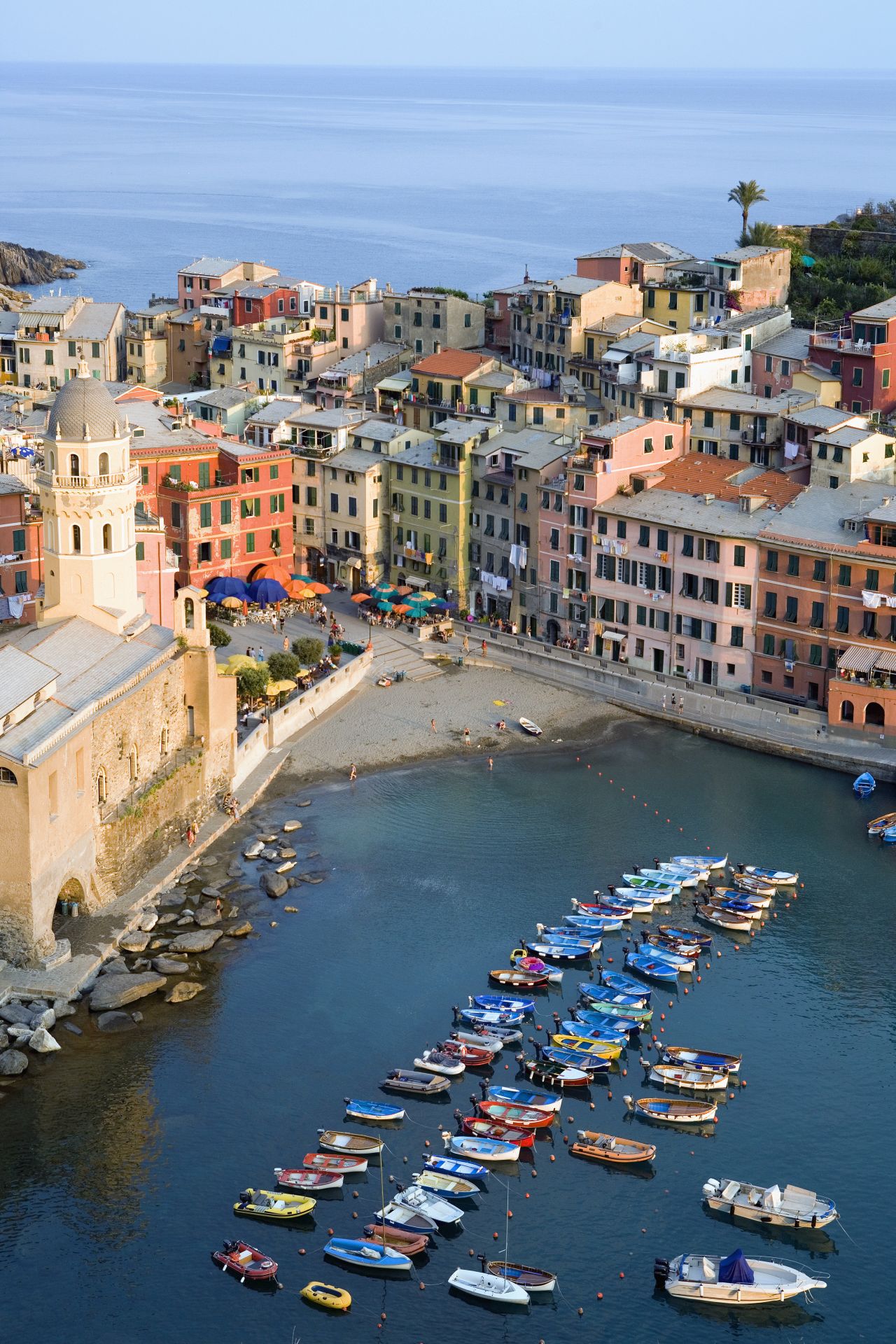 The gorgeous facades of Vernazza, Italy, were hit by devastating floods in 2011 but efforts are underway to rebuild. 