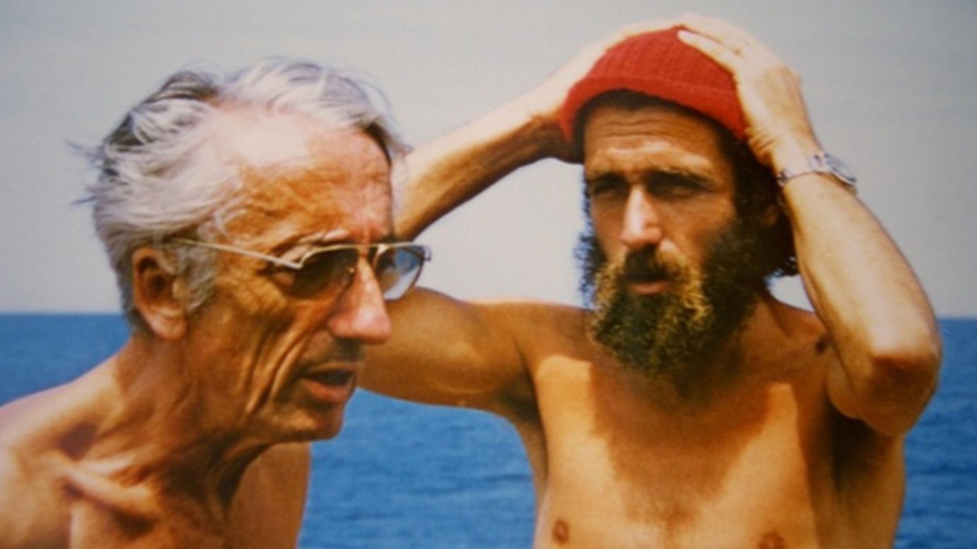 Jacques and Philippe Cousteau, Sr.
