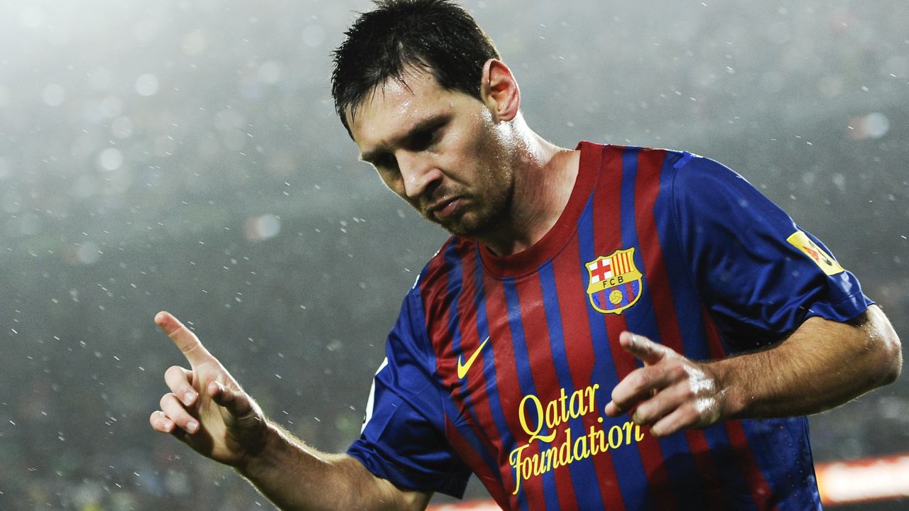 Lionel Messi helped Barcelona win the Spanish League title in the 2012-13 season.