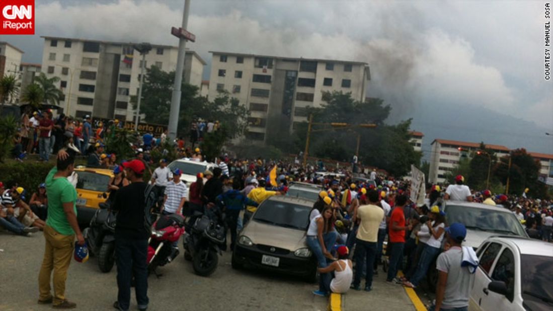 Sosa describes the protests this week in the city of Merida as "intense."