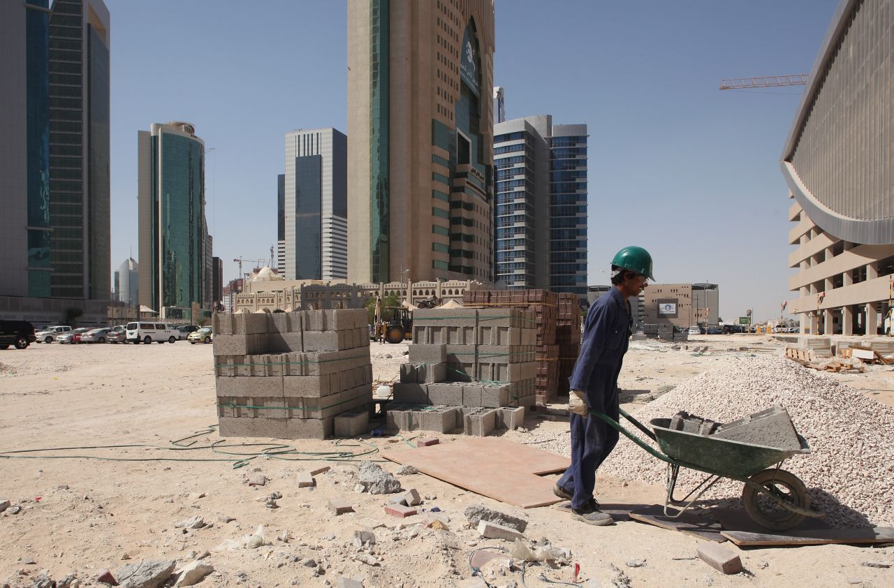 The ITUC points to Qatar's system of sponsorship which ties workers to employers and has been abused in the past. They also point to the high number of worker deaths and the conditions that many find themselves in. Temperatures on building sites in the summer months can hit 50 degree Celcius. 