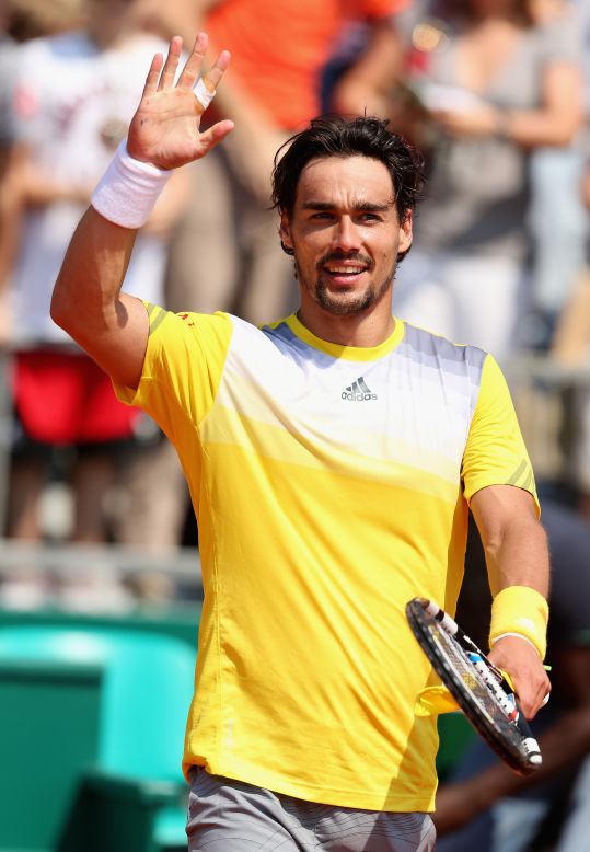 Italy's world No. 32 Fabio Fognini will make his debut in a Masters quarterfinal after his upset win over Czech fourth seed Tomas Berdych.