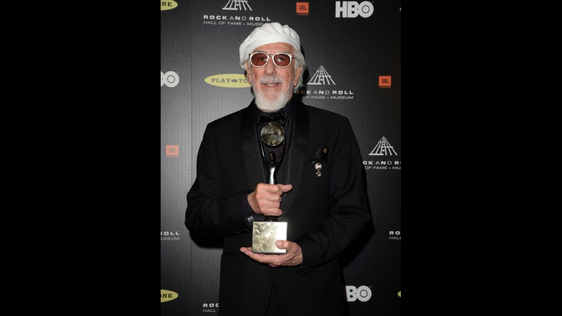 Lou Adler is honored with the Ahmet Ertegun Award for lifetime achievement.