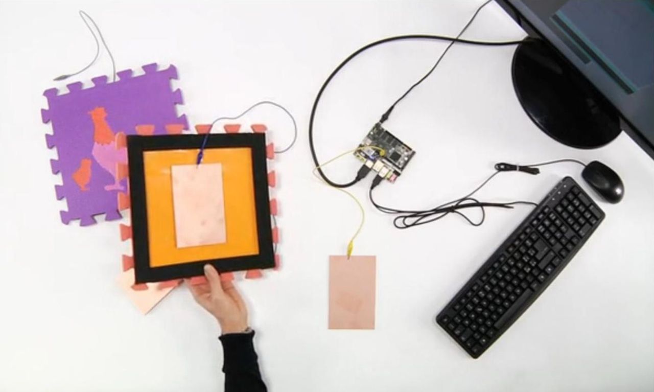 Users can plug sensors into the Arduino board, turning it into a controller for video games, like a much cheaper, homemade Wii Balance Board.