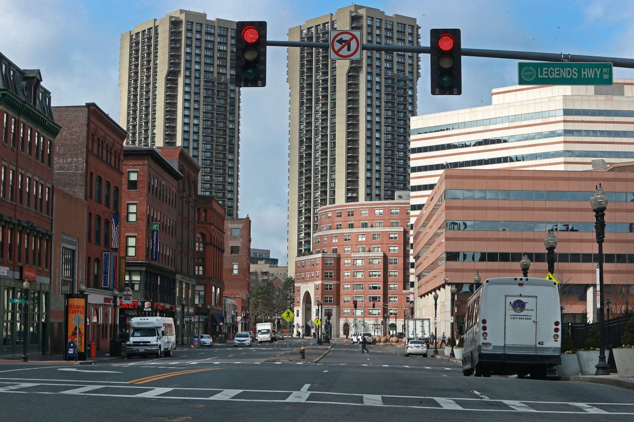 The area around North Station