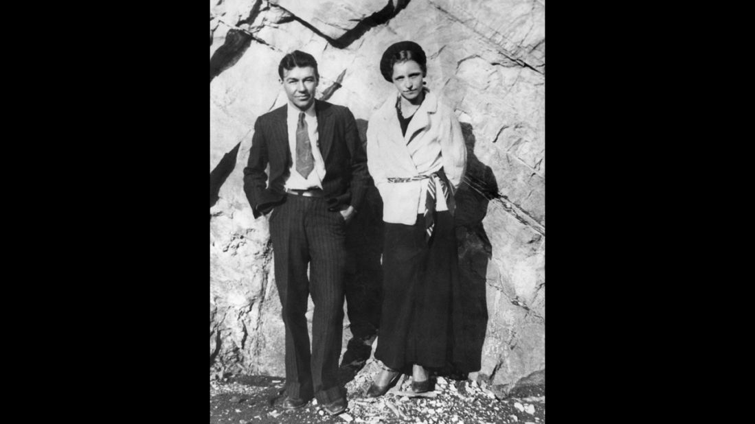 Lovebird bandits Bonnie Parker and Clyde Barrow are believed to have committed 13 murders and several robberies and burglaries before they were ambushed and killed by police in 1934.