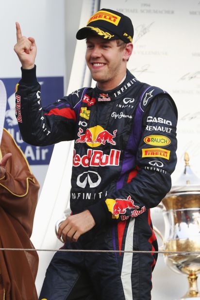 Sebastian Vettel won the 2013 race for Red Bull as he went 10 points clear in the championship standings. 