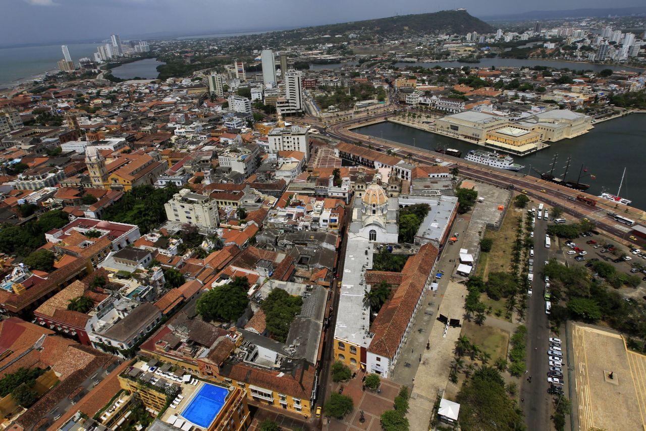 The Caribbean port city of Cartagena hosted the Sixth Summit of the Americas in April 2012, during which leaders in the Americas discussed how to better connect the different countries.