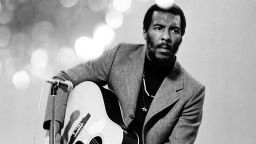 Folk singer Richie Havens, the opening act at the 1969 Woodstock music festival, died on Monday, April 22, of a heart attack at age 72, his publicist said. He is pictured performing on a TV special in Copenhagen, Denmark, in June 1969.