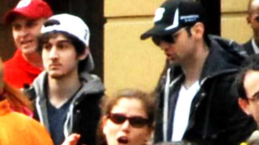 Newly released photos of bombing suspects Dzhokhar Tsarnaev, left, and his older brother Tamerlan Tsarnaev, right.