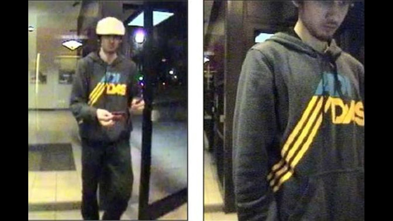 Boston Police released surveillance images of Dzhokhar Tsarnaev at a convenience store on April 19, 2013.