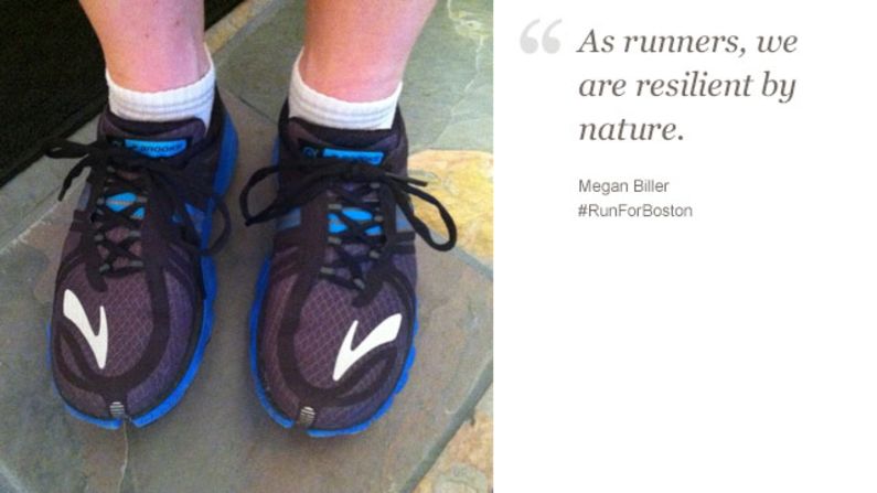 "As runners, we are resilient by nature," said Megan Biller, a 29-year-old in Big Rapids, Michigan.