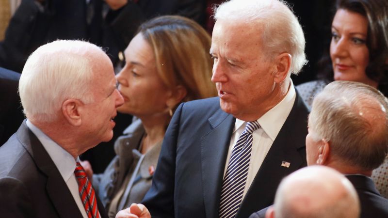 Biden says 'decency' at White House 'rock bottom' after McCain joke CNN Politics