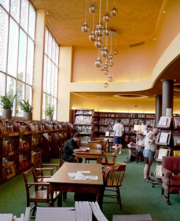 Davidson's favorite branch of Denver's Tattered Cover is in the historic Lowenstein Theater on East Colfax Avenue. 
