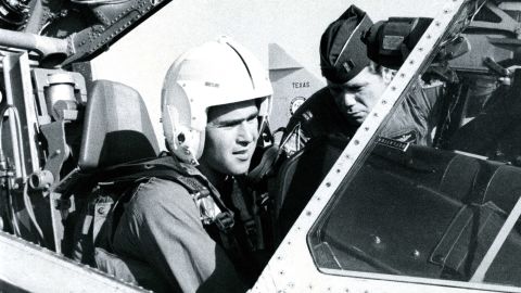 Former President George W. Bush flew an F-102 while serving in the Texas Air National Guard between 1968-1973.