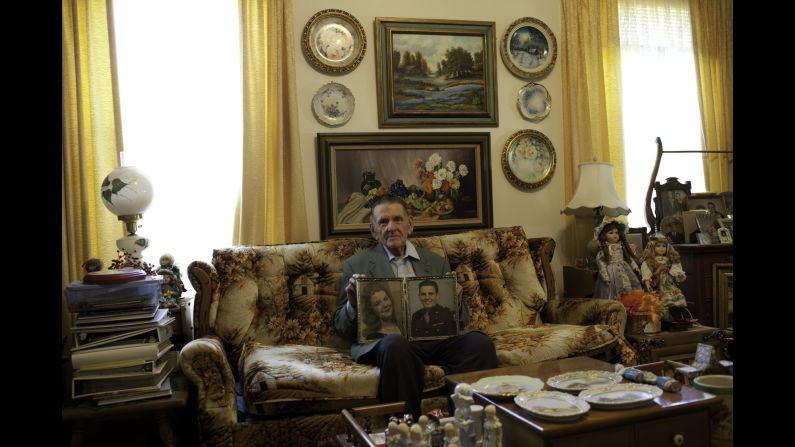 Emil "Sonny" Fridel, 90, surrounds himself with memories of his late wife, Pearl -- including the oils, china plates and dolls whose faces she painted. Even after she died, he frequented the West Rest Haven nursing home where she spent her last days. He wanted to help the residents there the night of the fertilizer explosion. 
