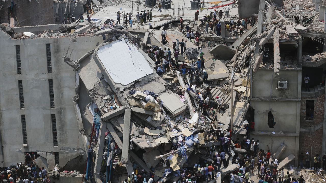 Hundreds lost their lives when the Rana Plaza block housing garment factories and a shopping center collapsed.