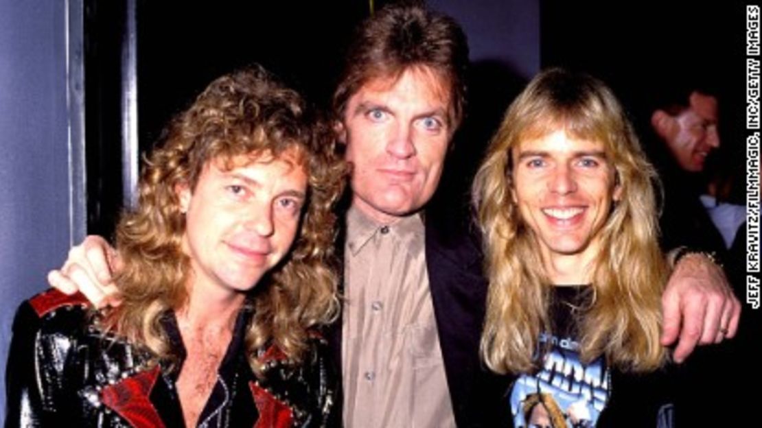 Scott Shannon, center, with Jack Blades, left, and Tommy Shaw in Los Angeles.