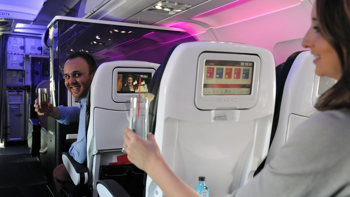 Virgin America's seat-to-seat ordering service: Brilliant or creepy? 