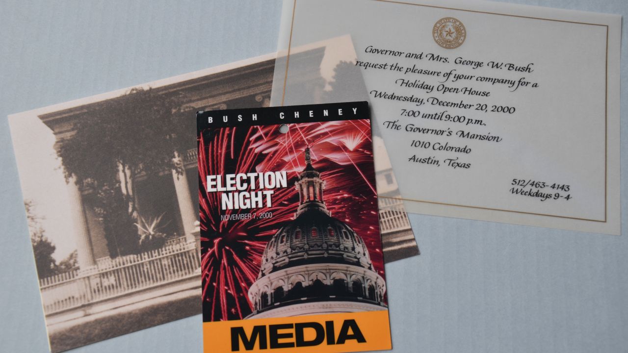 All ending -- or in this case -- not ending on Election Night.  Many "traveling press" took up residence in Austin for the recount - being there so long - Christmas Party Invites were sent out.