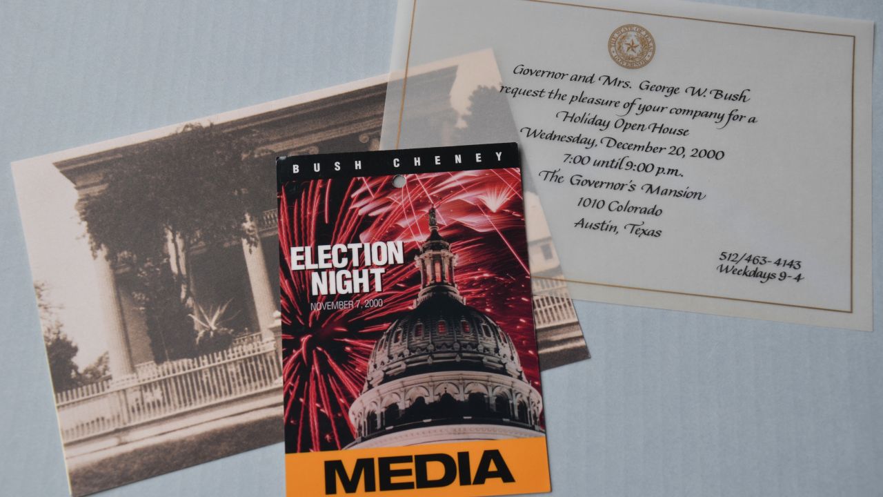 All ending -- or in this case -- not ending on Election Night. Many "traveling press" took up residence in Austin for the recount - being there so long - Christmas Party Invites were sent out.