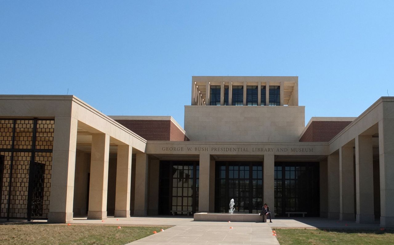 The George W. Bush Presidential Library and Museum in Dallas, Texas.