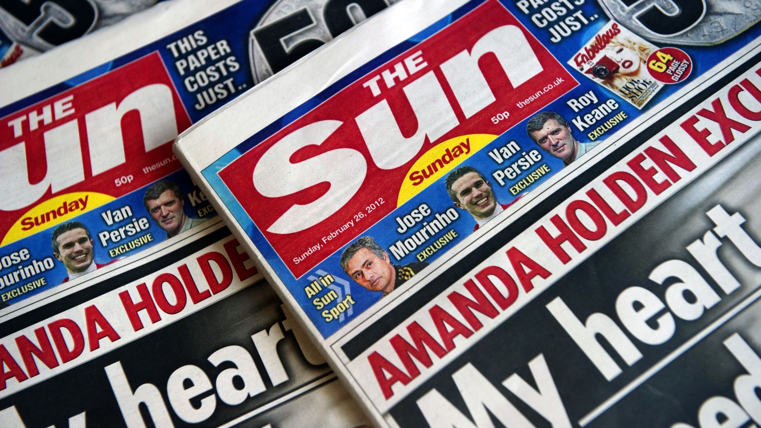 The new British Newspaper 'The Sun on Sunday' on February 26, 2012 in London.