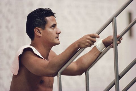 American four-time Olympic gold medallist Greg Louganis came out as gay when he was diagnosed with HIV in 1988. He told CNN's Piers Morgan in 2012 he believes in "equal rights for everybody."