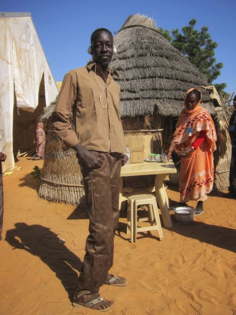 His projects also includes photos of men in Darfur. "Men dress much more bluntly," says Matos. "It's a world phenomenon," he adds. "[The pictures are] often more about their expression and their movement, than the clothing itself."  