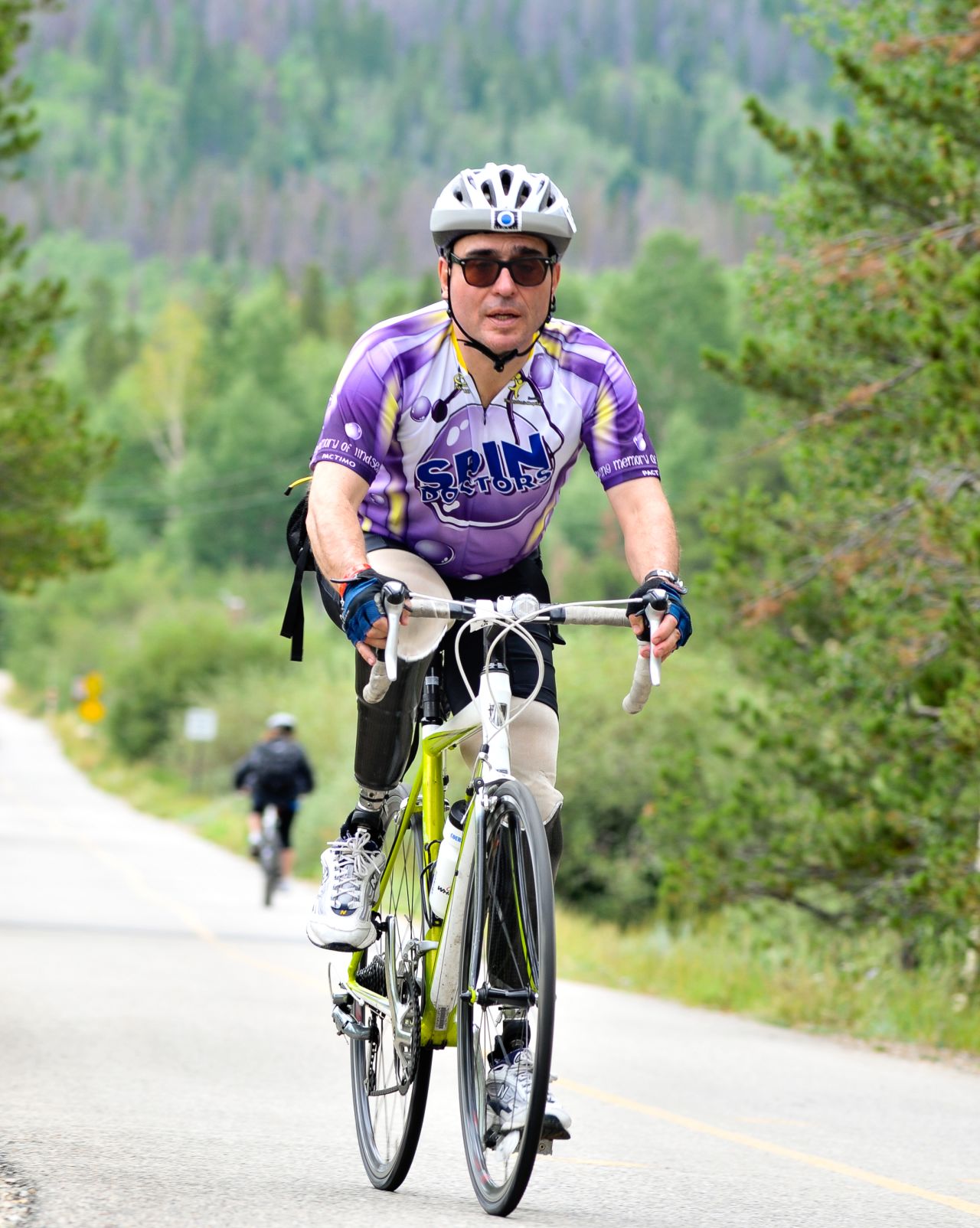 Dr. Jeff Cain lost both of his legs in a plane accident in 1996.