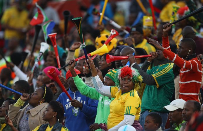 Vuvuzelas are used regularly at football matches in South Africa but when the 2010 World Cup came to town a vuvuzela frenzy was born. But the magic of the monotone plastic horn didn't last long and they were soon banned from many grounds.