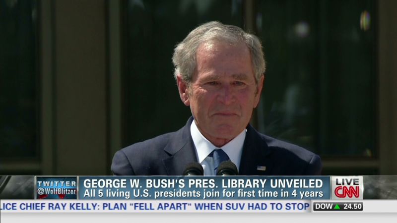 5 Presidents On Hand For Bush Center Dedication Cnn 5396