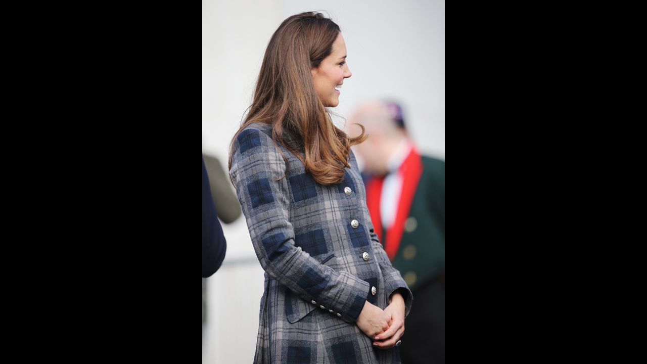 Catherine visits the Donald Dewar Leisure Center to launch a new project for their foundation on April 4 in Glasgow, Scotland.