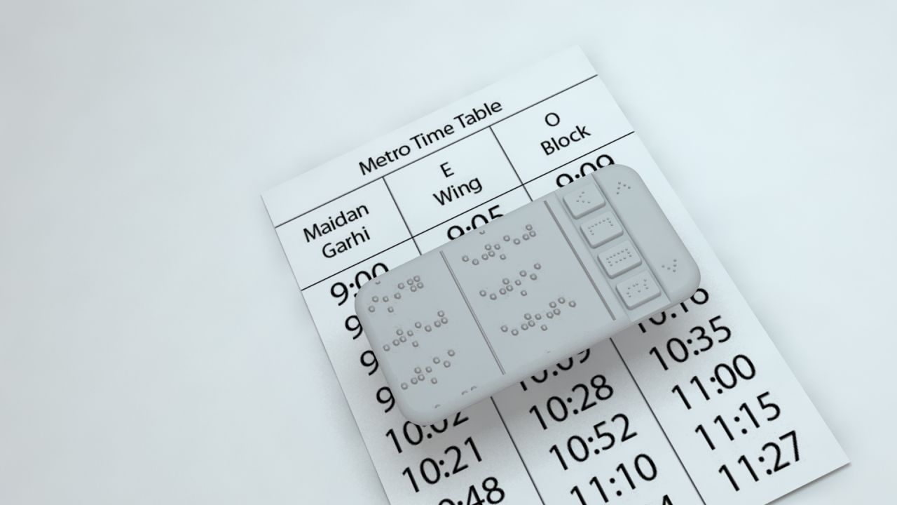 The smartphone design incorporates "Shape Memory Alloy" technology, based on the concept that metals remember their original shapes, expanding and then contracting after use.