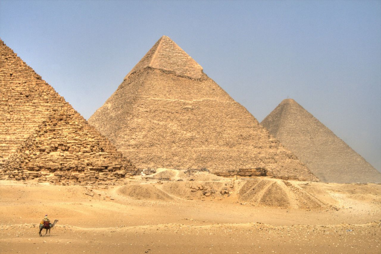 The Pyramid fields from Giza to Dahshur are one of the seven wonders of the world and remain the only one of the original list still in existence. 