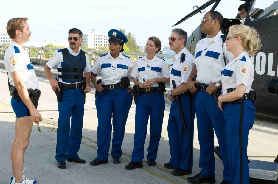 The Comedy Central show "Reno 911!" was set at a police convention in Miami in the 2007 flick "Reno 911!: Miami."