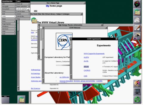 The Web's first site was created by CERN in 1989. On April 30, 1993, it was made available to the world royalty-free. The design of the site is very different from Web pages today but also showed the roots of what was to come. It can be fun to look through Internet history, so CNN consulted the <a href="http://archive.org/web/web.php" target="_blank" target="_blank">Internet Archive Wayback Machine</a> to find out what early versions of other websites looked like. Click through the gallery for a trip back in time.