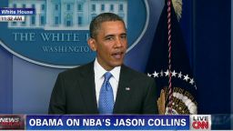 Obama comments on Jason Collins