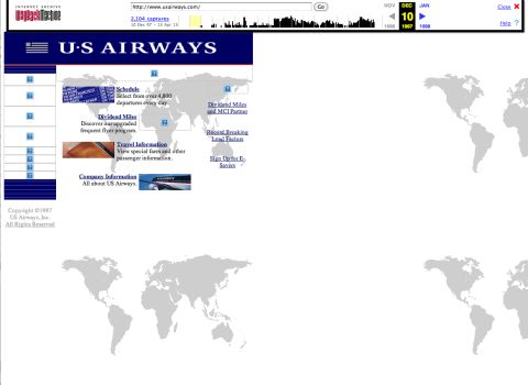 Ready to jet? Get flight information and more from the <a href="http://usairways.com" target="_blank" target="_blank">usairways.com</a> website of October 1997.