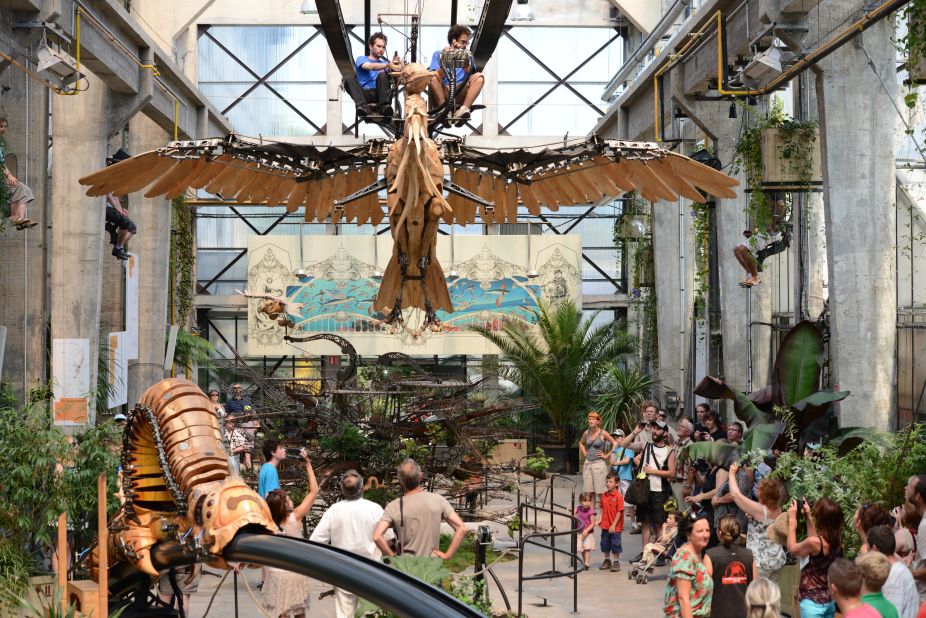 With Les Machines, the duo say they aimed to create an adventure park that would awe parents and children alike, by allowing visitors to interact with their gargantuan creations.