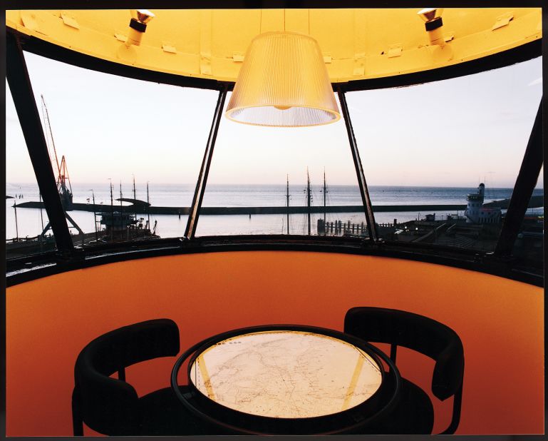 Closed in 1998, the historic lighthouse has now replaced its giant glass light with a table for two overlooking charming Harlingen Harbor.