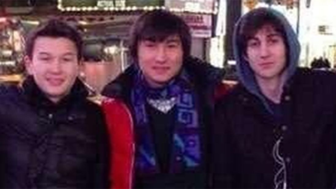 From left, Azamat Tazhayakov and Dias Kadyrbayev went with Boston bombing suspect Dzhokhar Tsarnaev to Times Square in this photo taken from the social media site VK.com. A federal grand jury <a href="http://www.cnn.com/2013/08/08/justice/boston-bombing-obstruction-charges/index.html">charged Tazhayakov and Kadyrbayev</a> with obstructing justice and conspiracy to obstruct justice relating to the removal of a backpack from Tsarnaev's dorm room after the bombings. Tazhayakov was convicted of conspiracy and obstruction charges in July 2014. He faces up to 25 years in prison at his sentencing in October. He has filed an appeal.